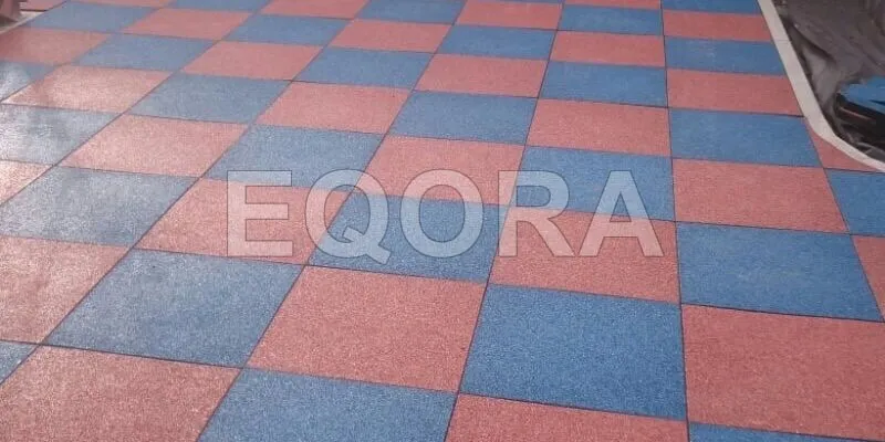 Резиновое покрытие из крошки для автосервисов в Седельниково
