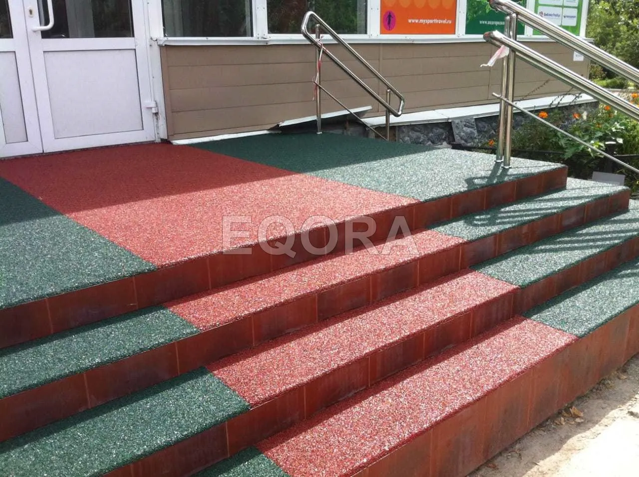 Резиновое покрытие на травмоопасные участки из резиновой крошки в Седельниково