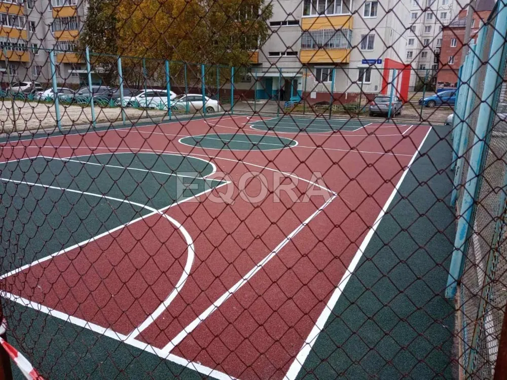 Резиновые покрытия из крошки для спортивных площадок в Седельниково